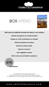 Box apéro avec Cheffe Laurence