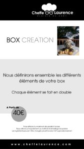Box Création avec Cheffe Laurence