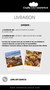 Livraison Box et Menus autour de Sainte-Anne, traiteur en Guadeloupe