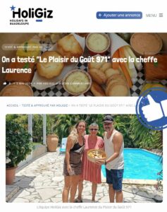 Holigiz a testé les services de Cheffe Laurence